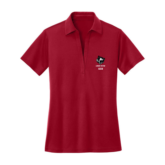 Lenoir Rhyne - NCAA Men's Cross Country : Cooper Geib - Women's Activewear Polo Shirt-0