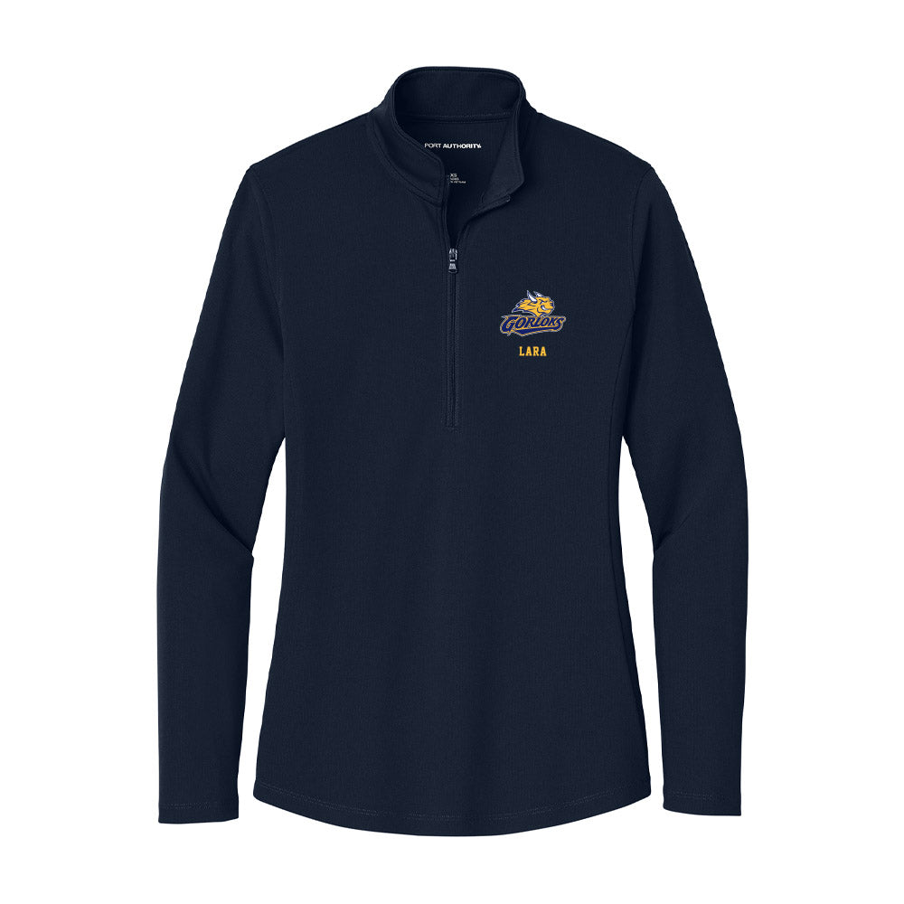Webster - NCAA Baseball : Christopher Lara - Women's Lightweight Quarter Zip Jacket-0
