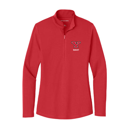 Youngstown State - NCAA Baseball : Caleb Hadley - Women's Lightweight Quarter Zip Jacket-1