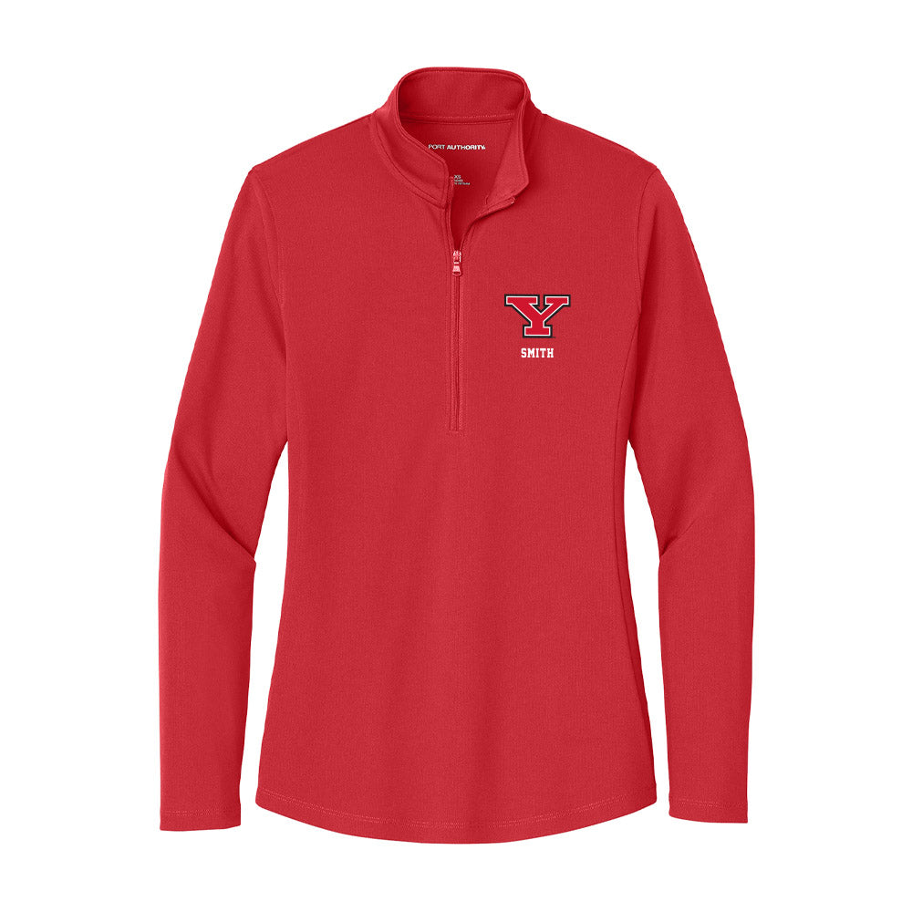 Youngstown State - NCAA Baseball : Austin Smith - Women's Lightweight Quarter Zip Jacket-0