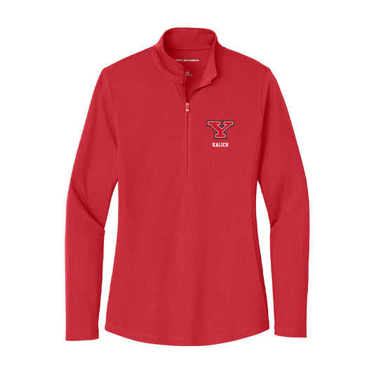 Youngstown State - NCAA Women's Basketball : Mia Kalich - Women's Lightweight Quarter Zip Jacket-0