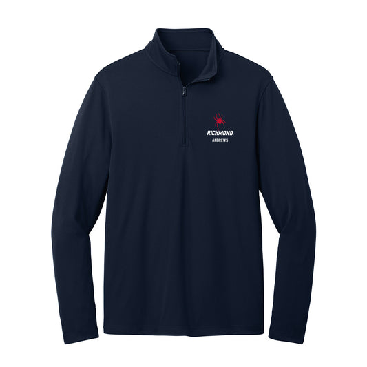 Richmond - NCAA Football : Niko Andrews - Lightweight Quarter Zip Jacket-0