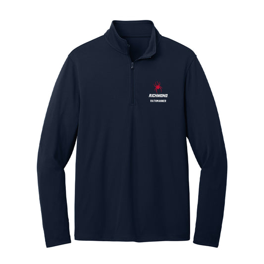 Richmond - NCAA Men's Tennis : Sam Rathmanner - Lightweight Quarter Zip Jacket-0