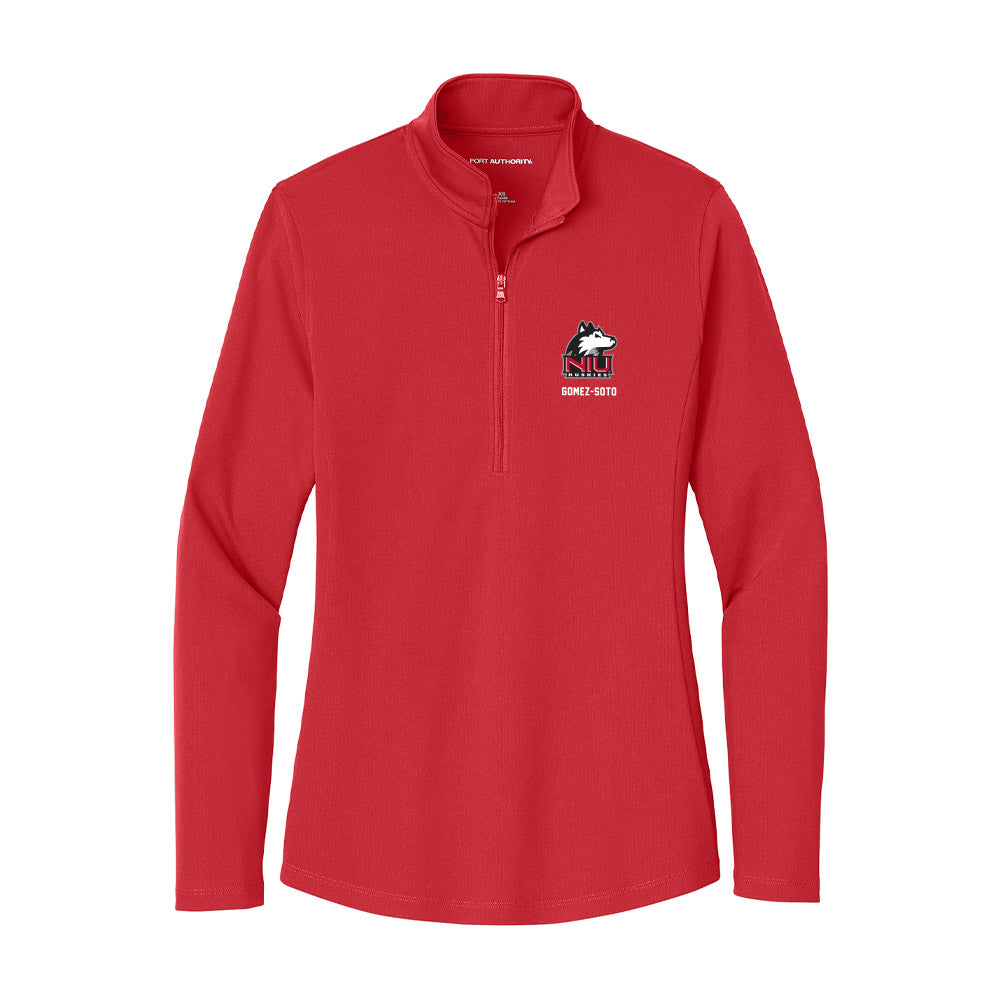 Northern Illinois - NCAA Men's Soccer : Mateo Gomez-Soto - Women's Lightweight Quarter Zip Jacket-0
