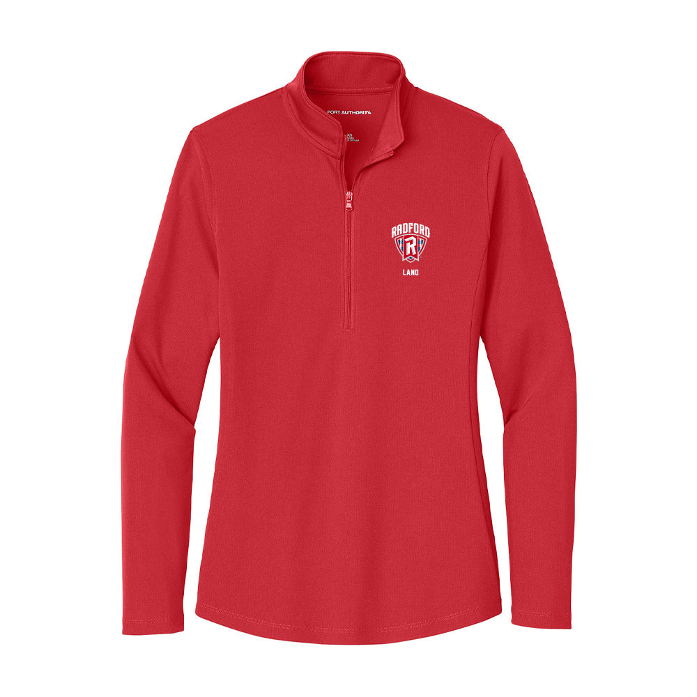 Radford - NCAA Men's Basketball : Bradley Land - Women's Lightweight Quarter Zip Jacket-0