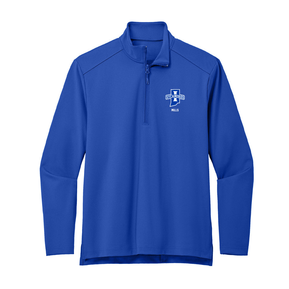 Indiana State - NCAA Softball : Brailey Mills - Premium Quarter Zip Jacket-0