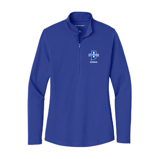 Indiana State - NCAA Football : Bryce Harriman - Women's Lightweight Quarter Zip Jacket-0