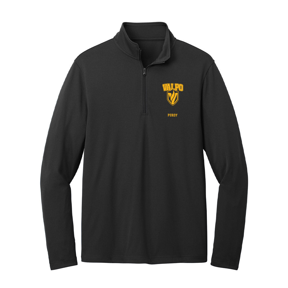 Valpo - NCAA Softball : Kayla Purdy - Lightweight Quarter Zip Jacket-0