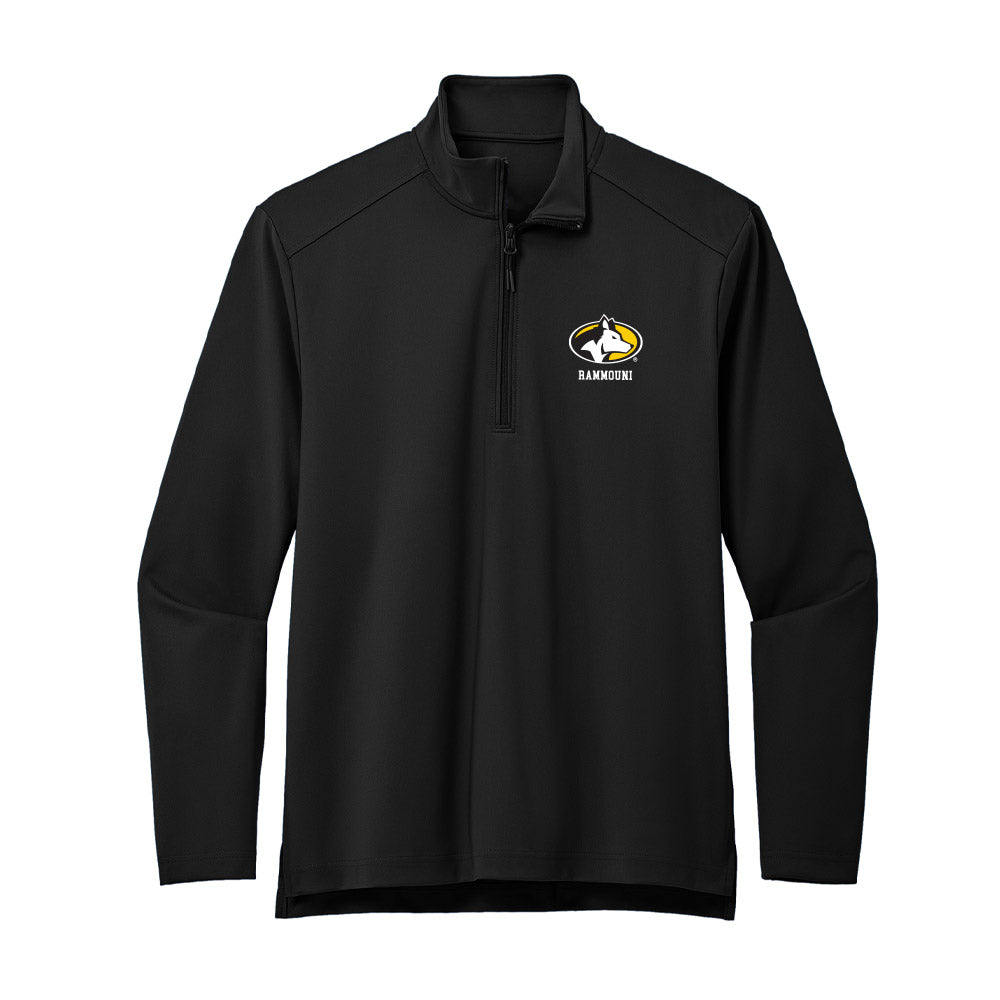 Michigan Tech - NCAA Football : Adam Rammouni - Premium Quarter Zip Jacket-0