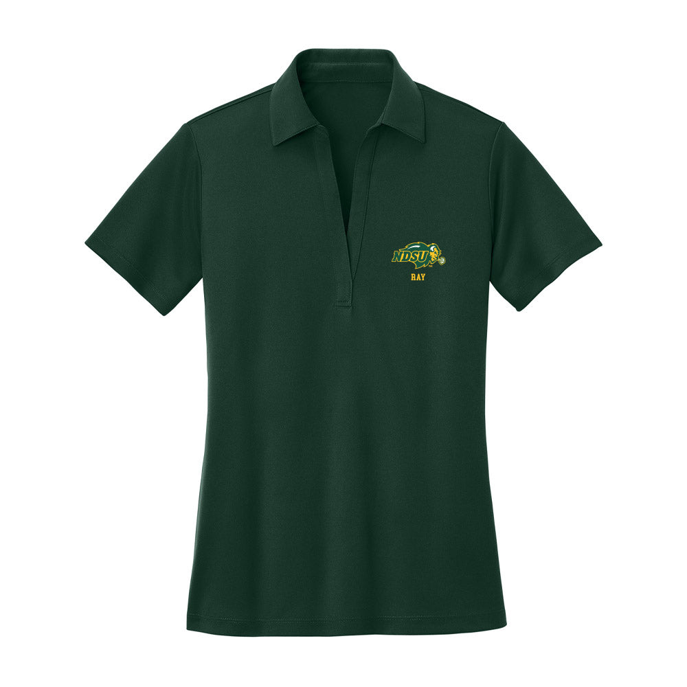 NDSU - NCAA Women's Track & Field : Kia Ray - Women's Activewear Polo Shirt-0