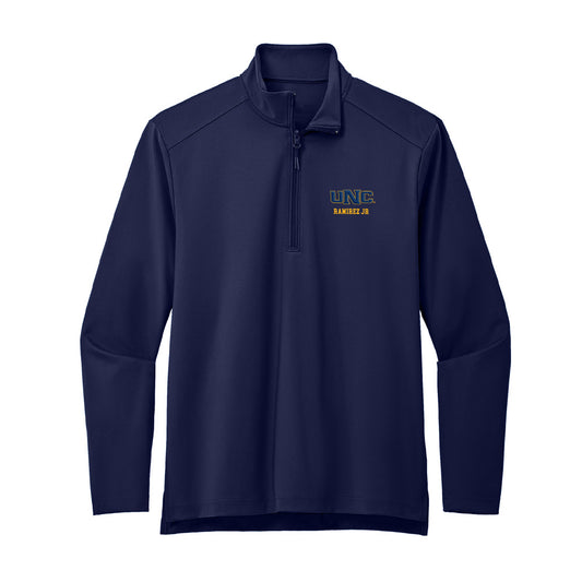 UNCO - NCAA Men's Basketball : Steven Ramirez Jr - Premium Quarter Zip Jacket-0