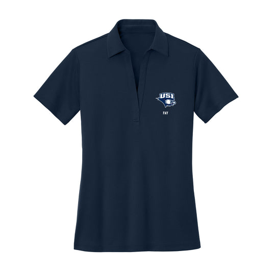 USI - NCAA Women's Basketball : Maddy Fay - Women's Activewear Polo Shirt-0