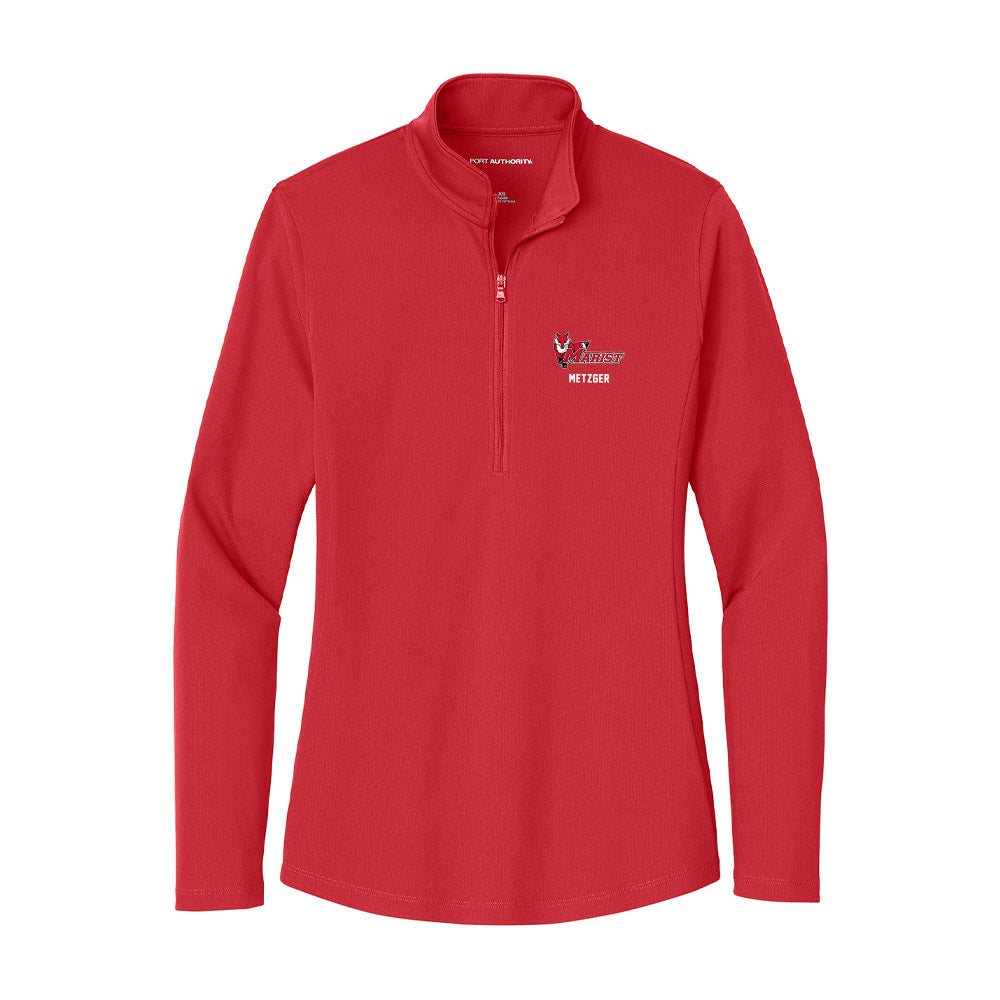 Marist - NCAA Men's Lacrosse : Richie Metzger - Women's Lightweight Quarter Zip Jacket-0