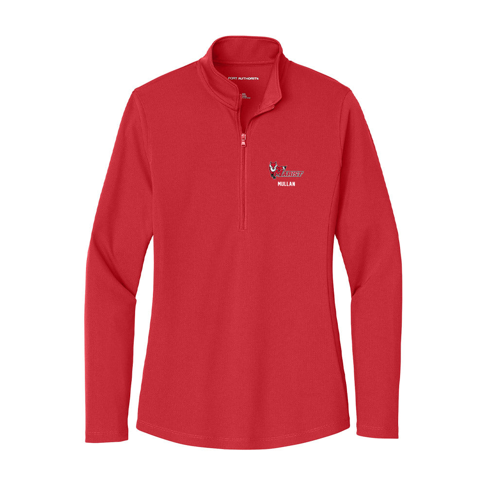 Marist - NCAA Men's Lacrosse : Andrew Mullan - Women's Lightweight Quarter Zip Jacket-0