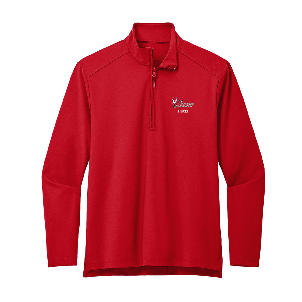Marist - NCAA Football : Jake Lisicki - Premium Quarter Zip Jacket-0