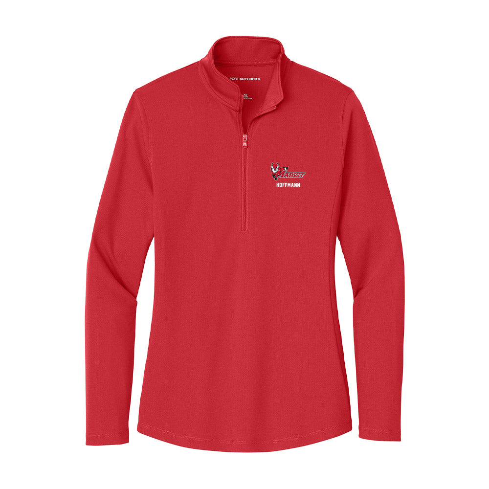 Marist - NCAA Men's Lacrosse : Derek Hoffmann - Women's Lightweight Quarter Zip Jacket-0
