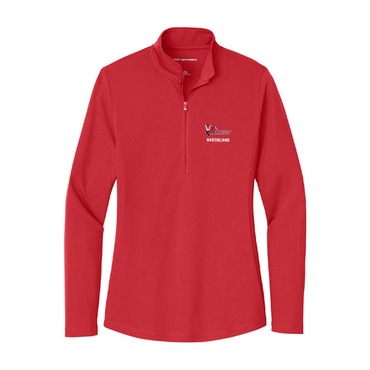 Marist - NCAA Men's Lacrosse : Gavin Marzigliano - Women's Lightweight Quarter Zip Jacket-0