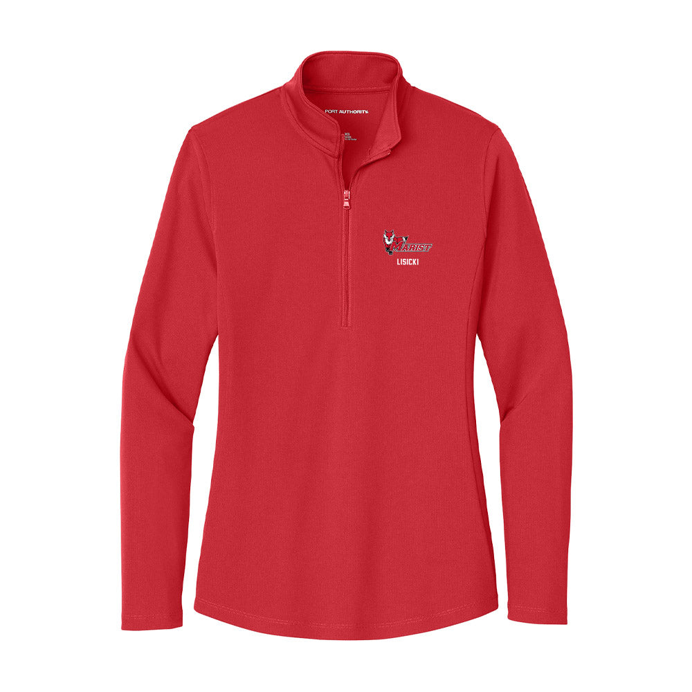 Marist - NCAA Football : Jake Lisicki - Women's Lightweight Quarter Zip Jacket-0