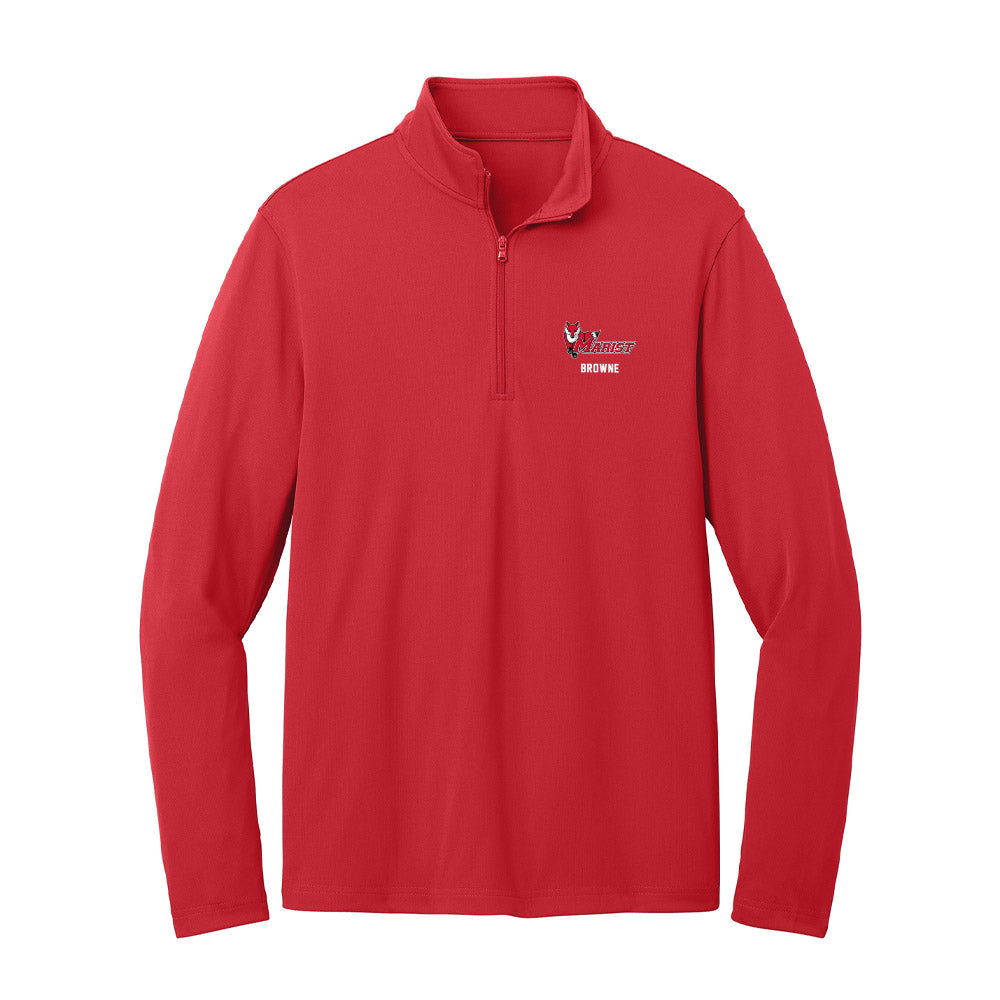Marist - NCAA Women's Water Polo : Callaghan Browne - Lightweight Quarter Zip Jacket-0