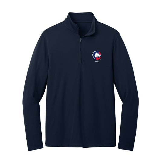 CSU Pueblo - NCAA Women's Basketball : Jamie Suazo - Lightweight Quarter Zip Jacket-0