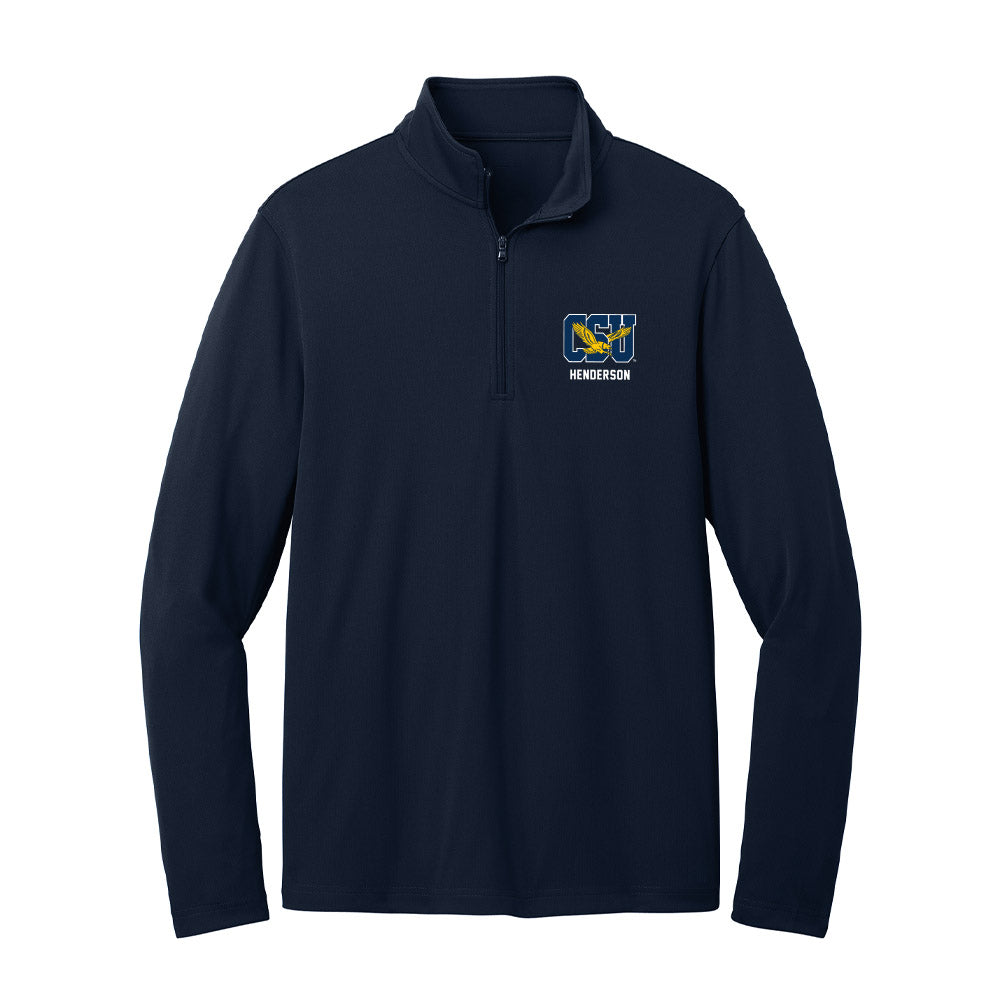 Coppin State - NCAA Men's Tennis : Flavius Henderson - Lightweight Quarter Zip Jacket-0