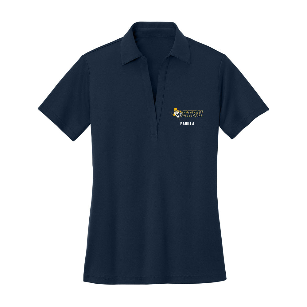 ETBU - NCAA Men's Soccer : Rene Padilla - Women's Activewear Polo Shirt-0