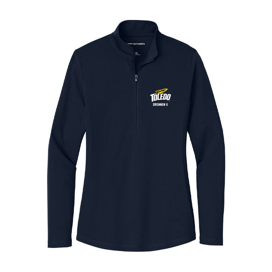 Toledo - NCAA Football : Mike Drennen II - Women's Lightweight Quarter Zip Jacket-0