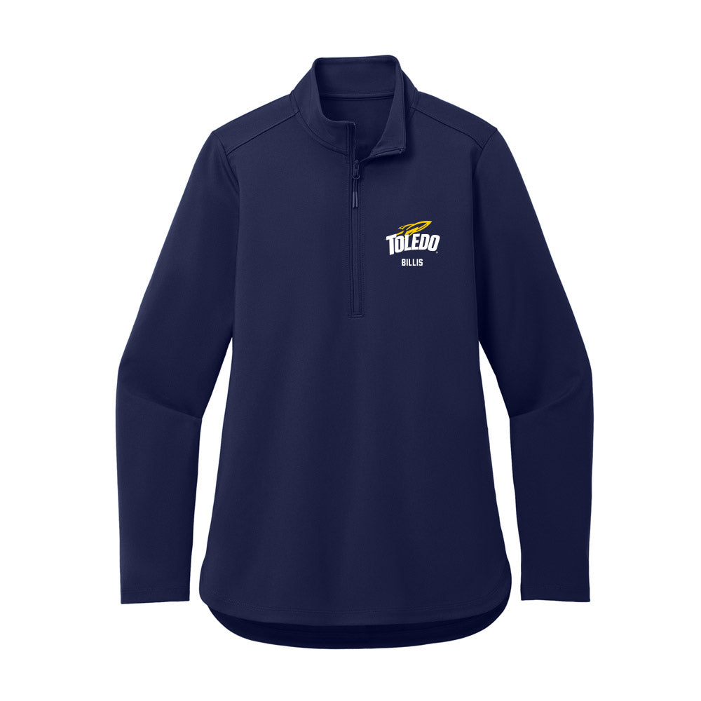 Toledo - NCAA Women's Soccer : Keira Billis - Women's Premium Quarter Zip Jacket-0