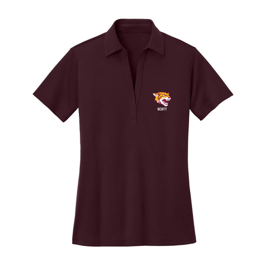 Bethune - NCAA Baseball : Caleb Scott - Women's Activewear Polo Shirt-0