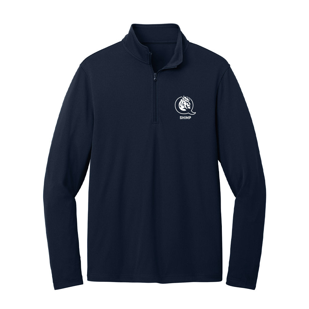 Queens - NCAA Women's Field Hockey : Alana Shimp - Lightweight Quarter Zip Jacket-0