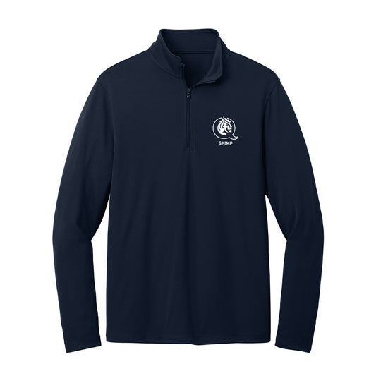 Queens - NCAA Women's Field Hockey : Alana Shimp - Lightweight Quarter Zip Jacket-0