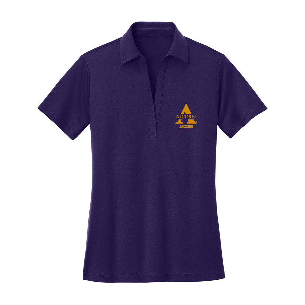 Alcorn - NCAA Baseball : Kevin Jackson - Women's Activewear Polo Shirt-0