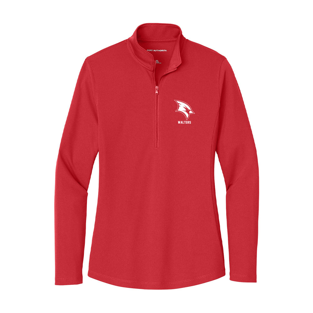 Saginaw Valley - NCAA Baseball : Mitchell Walters - Women's Lightweight Quarter Zip Jacket-0
