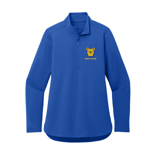 North Carolina A&T - NCAA Football : Jamaal Purefoy-Thaxton - Women's Premium Quarter Zip Jacket-0