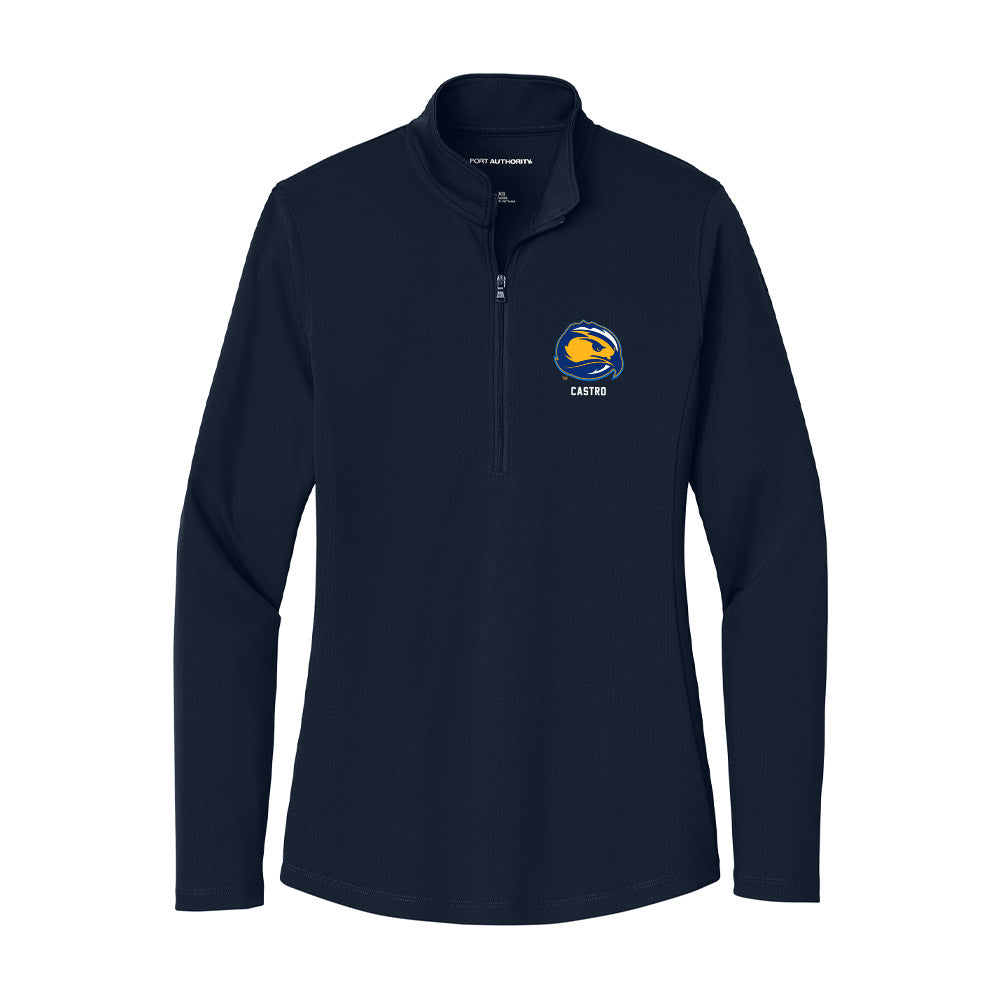 FLC - NCAA Men's Soccer : Frank Castro - Women's Lightweight Quarter Zip Jacket-0