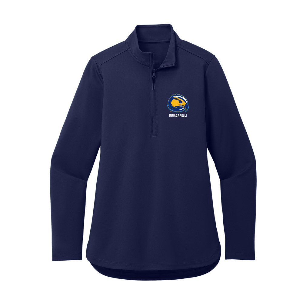 FLC - NCAA Football : Nicholas Minacapelli - Women's Premium Quarter Zip Jacket-0