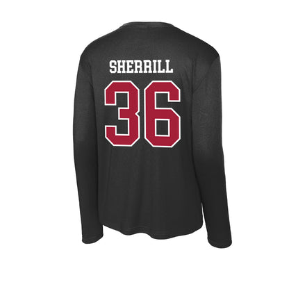 Alabama - Football Alumni : Jackie Sherrill - Activewear Long Sleeve T-Shirt-1