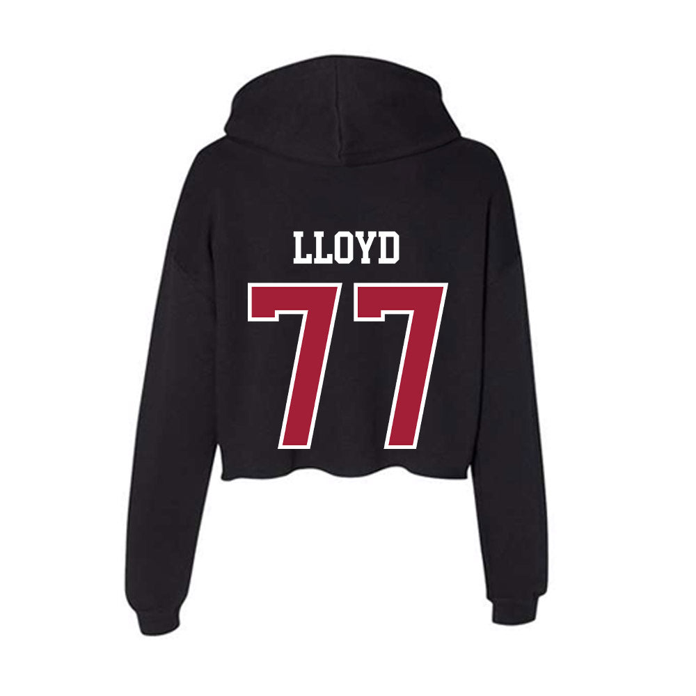 Alabama - NCAA Football : Jackson Lloyd - Women's Crop Fleece Hoodie-1