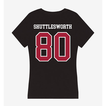 Alabama - NCAA Football : Jaxon Shuttlesworth - Women's V-Neck T-Shirt-1