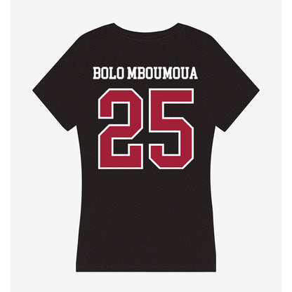 Alabama - NCAA Football : Steve Bolo Mboumoua - Women's V-Neck T-Shirt-1
