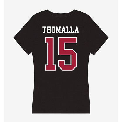 Alabama - NCAA Football : Jett Thomalla - Women's V-Neck T-Shirt-1