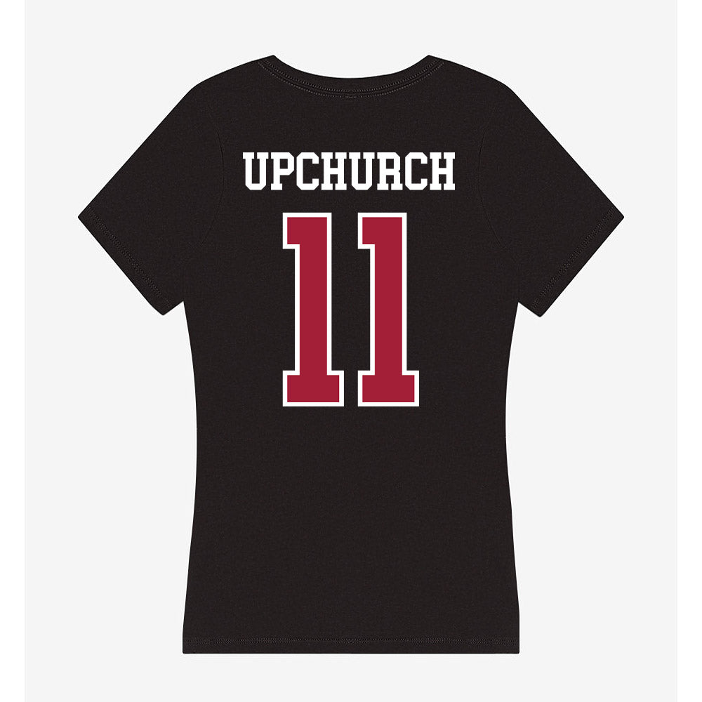 Alabama - NCAA Baseball : Myles Upchurch - Women's V-Neck T-Shirt-1