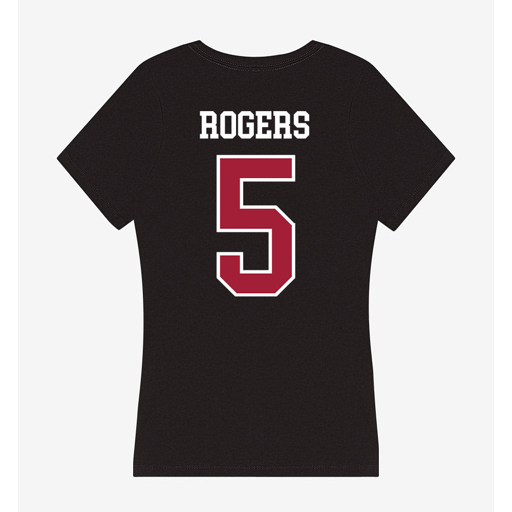 Alabama - NCAA Football : Noah Rogers - Women's V-Neck T-Shirt-1