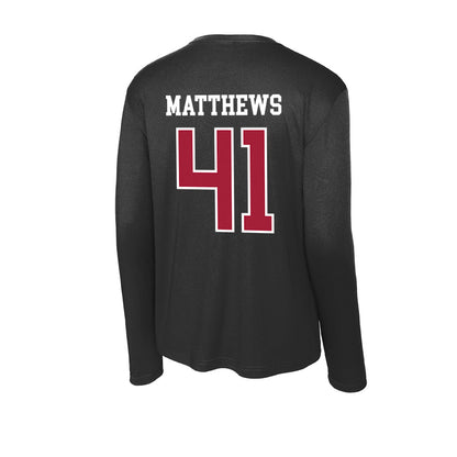 Alabama - NCAA Football : Jamarion Matthews - Activewear Long Sleeve T-Shirt-1