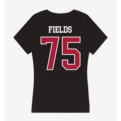 Alabama - NCAA Football : Ethan Fields - Women's V-Neck T-Shirt-1