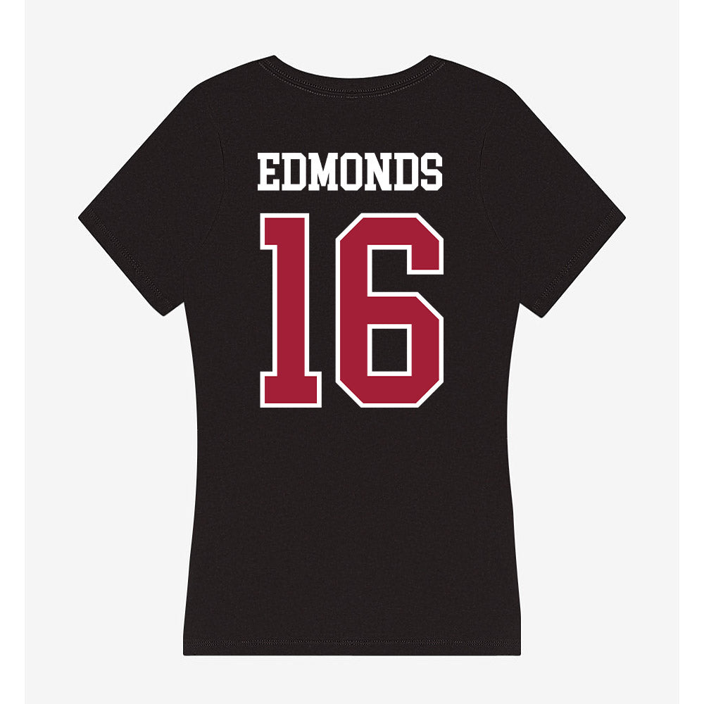 Alabama - NCAA Football : Jorden Edmonds - Women's V-Neck T-Shirt-1