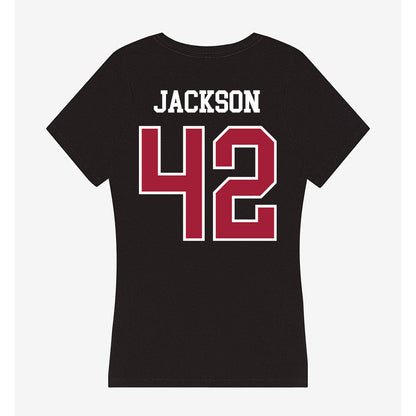 Alabama - NCAA Football : Ben Jackson - Women's V-Neck T-Shirt-1