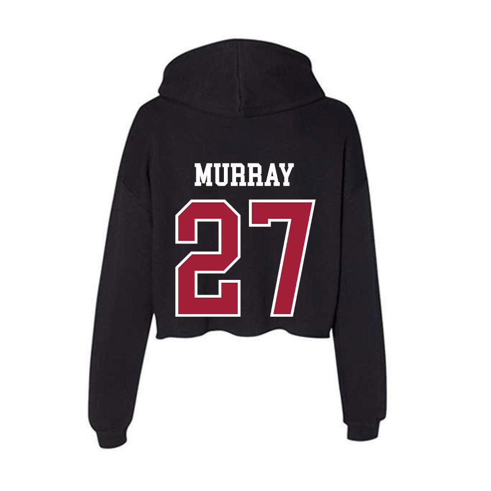 Alabama - NCAA Football : Elijah Murray - Women's Crop Fleece Hoodie-1