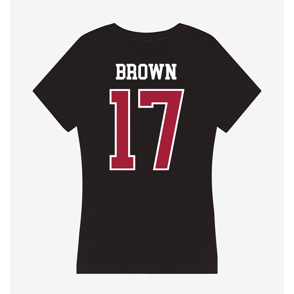 Alabama - NCAA Football : Trae'shawn Brown - Women's V-Neck T-Shirt-1