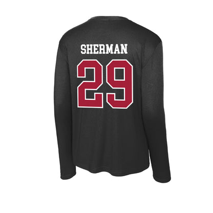 Alabama - NCAA Football : Nick Sherman - Activewear Long Sleeve T-Shirt-1